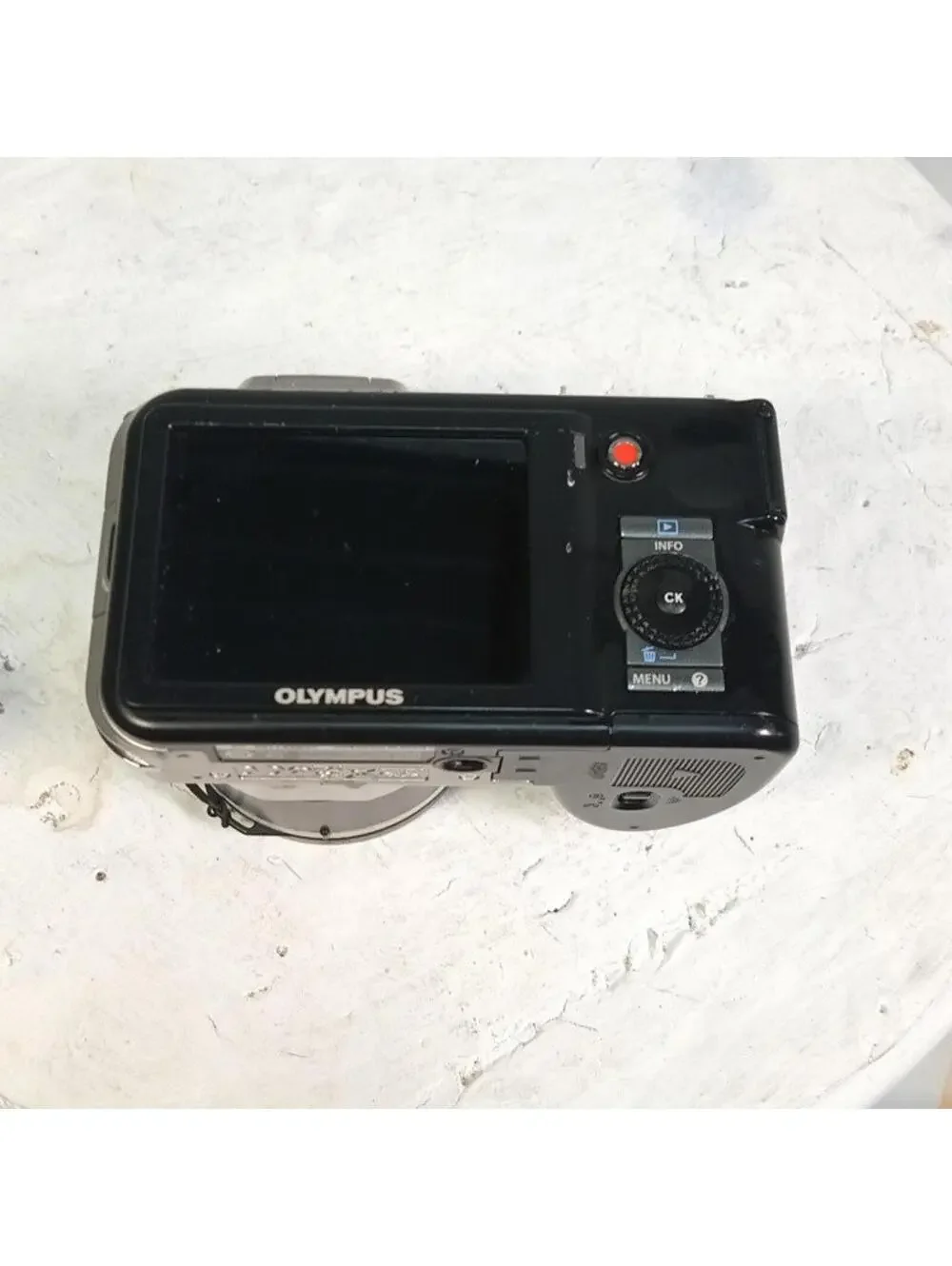 Olympus SP-600UZ Digital Camera 12MP 15x Optical Zoom Silver HD Video Tested